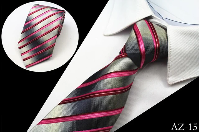 JEMYGINS New Design 100% Silk Men Tie 8cm Striped Classic Business Neck Tie For Men Suit For Wedding Party Necktie Factory Sale - Image 10