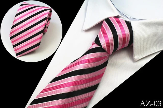 JEMYGINS New Design 100% Silk Men Tie 8cm Striped Classic Business Neck Tie For Men Suit For Wedding Party Necktie Factory Sale - Image 12