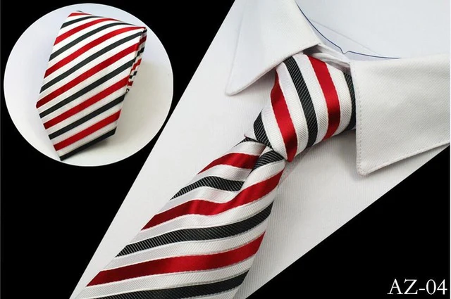 JEMYGINS New Design 100% Silk Men Tie 8cm Striped Classic Business Neck Tie For Men Suit For Wedding Party Necktie Factory Sale - Image 16